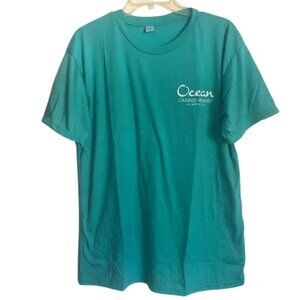 Ocean Casino Resort Shirt Size MediumAtlantic City New Jersey Gambling Aqua Blue